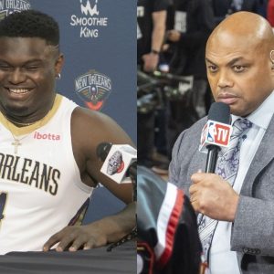 "Zion Williamson looks like Shaquille O'Neal and I had a baby!": Charles Barkley talks about the Pelicans' star during the half-time show against the Suns