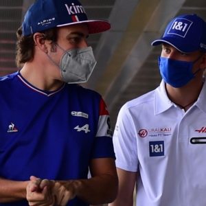 "I just pushed the entry a bit too much" - Mick Schumacher reveals how he almost wrecked Fernando Alonso's first podium