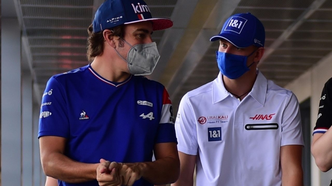 "I just pushed the entry a bit too much" - Mick Schumacher reveals how he almost wrecked Fernando Alonso's first podium