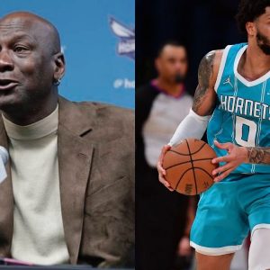 "Michael Jordan on the bench supporting you gives you nerves": Miles Bridges on the Charlotte Hornets owner's presence in the Spectrum Arena 