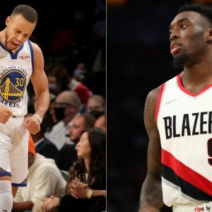 “Stephen Curry bodied me?! Come on, y’all really lying”: Nassir Little puts an end to the narrative that the GSW MVP “bodied” him during the Warriors-Blazers clash
