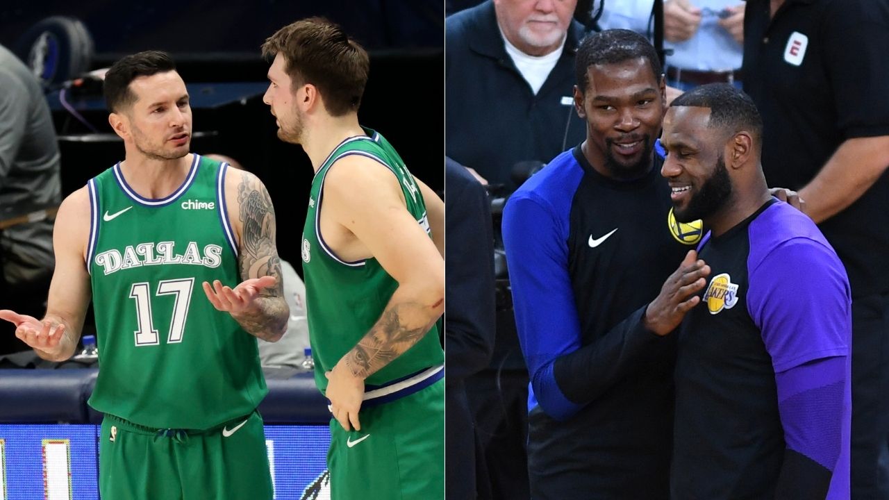 "I made LeBron James touch earth, but bricked that jumper": JJ Redick explains why highlight reels shouldn't have 'incomplete plays', citing Lakers superstar's example as Mikal Bridges laughs on