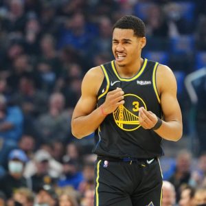 "Let Chase Center, let San Francisco, let Oakland, let the whole Bay know: We're here!": Warriors' Jordan Poole celebrates his career night with a win over LaMelo Ball and the Hornets