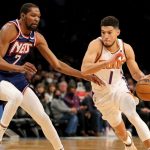 “Kevin Durant talked so much trash to Devin Booker only to end up losing the game”: NBA Twitter explodes as the Nets star and Suns youngster get into a minor verbal altercation