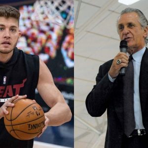 "Despite his anti-Semantic statements, Meyers Leonard will play in the NBA again": Pat Riley believes the former Miami Heat Center will get another chance