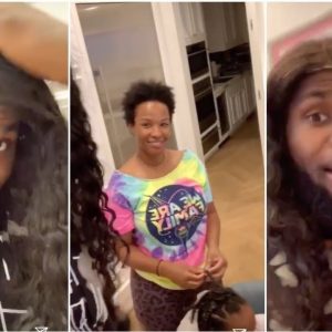 "Hey Savannah James, can you braid my hair next after Zhuri?": When LeBron James posted Instagram stories wearing his wife's wig to joke about his hairline