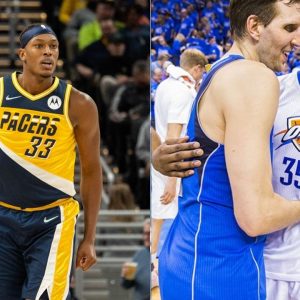 “Dirk Nowitzki was my first sports hero, and I looked up to Kevin Durant, as well”: Myles Turner talks about the two NBA legends while discussing their impacts on his life