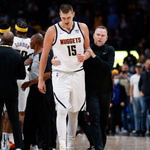 "Either Nikola Jokic is available on Wednesday, or he isn't. Not wasting time looking through my crystal ball or my tea leaves": Nuggets' Head Coach Michael Malone talks about a possible suspension for the 2021 MVP