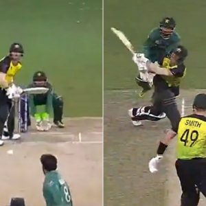 Mohammad Hafeez dead ball: David Warner smashes six off Hafeez's double-bounce delivery in T20 World Cup semi-final