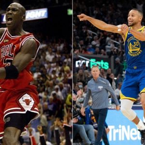 "Steve Kerr can't possibly choose between Stephen Curry and Michael Jordan": NBA Twitter erupts as a fan asked the GSW coach to make his pick between the two legends