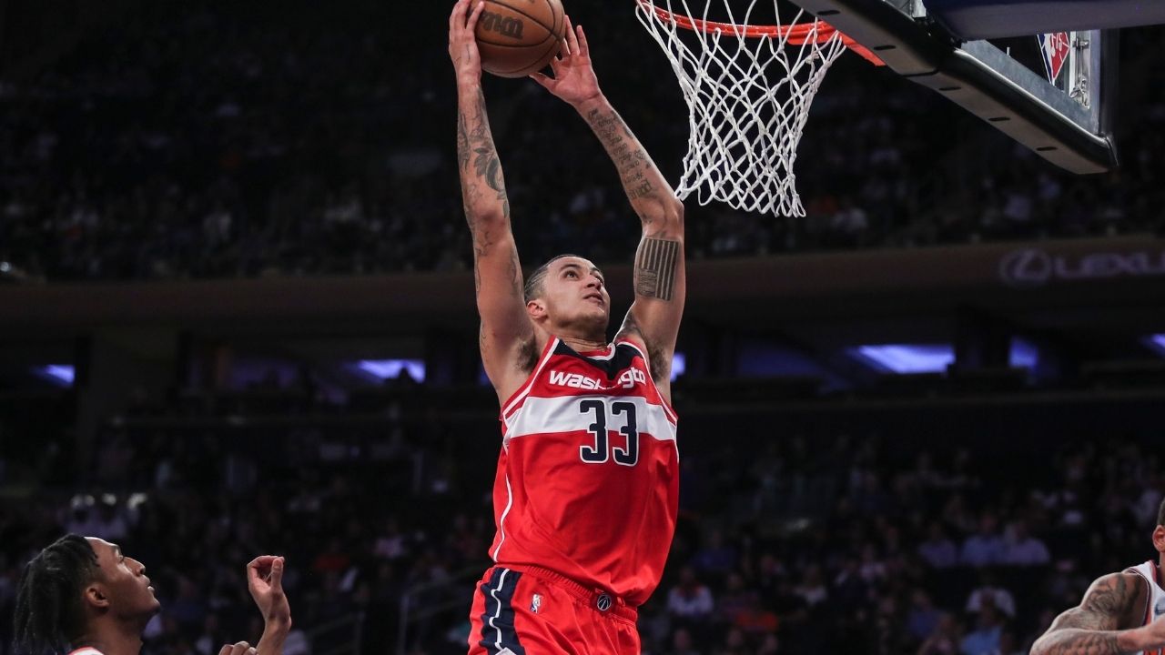 "Yo Cleveland, looks like we have something in common: getting rings because of LeBron James!": Kyle Kuzma fires back at TV news station who put up hilarious graphic for the post game interview