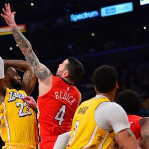 "LeBron James gave me 11 stitches under my eye!": JJ Redick recounts hilarious little anecdote to prove how feared the Lakers superstar really is