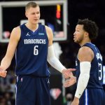"Trade Kristaps Porzingis, eh?": Mavericks and NBA Twitter praise Latvian 7'3" stretch big after 30 impressive points in 112-104 win vs Clippers at Crypto.com Arena