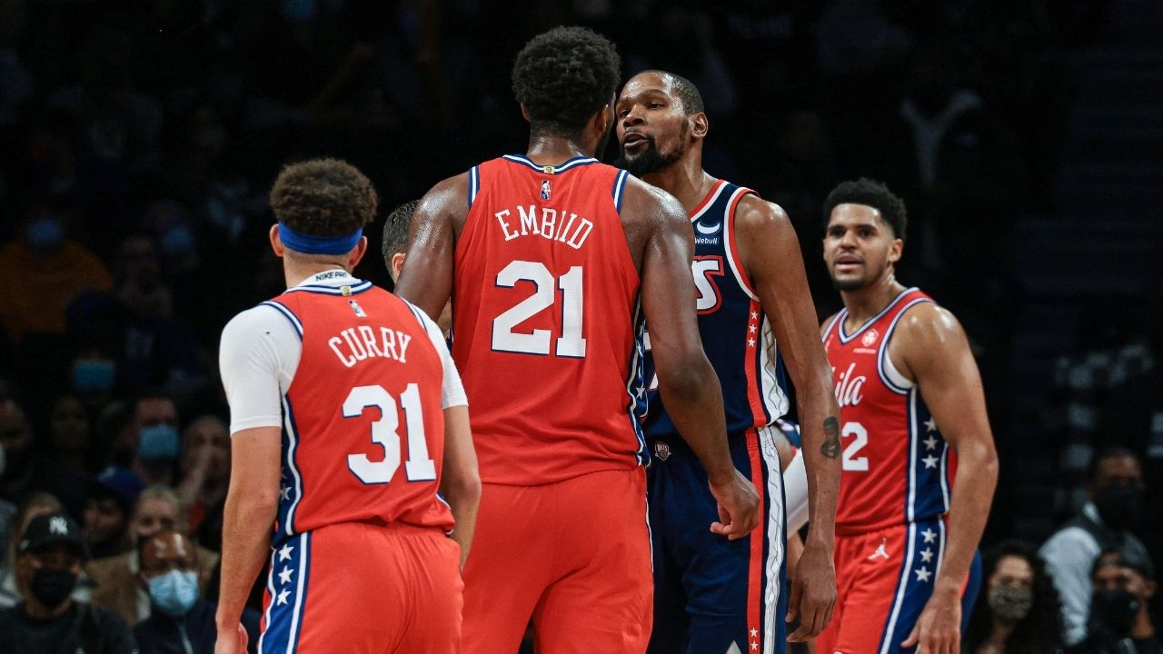 "Dad says you need to go home Kevin Durant!!!": NBA Twitter goes wild as Joel Embiid scores 34 on Brooklyn Nets and waves them Goodbye