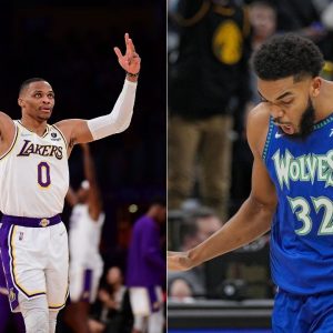 "Russell Westbrook definitely chases stats": Karl Anthony Towns throws shade at the triple-double king for stat padding in huge losses