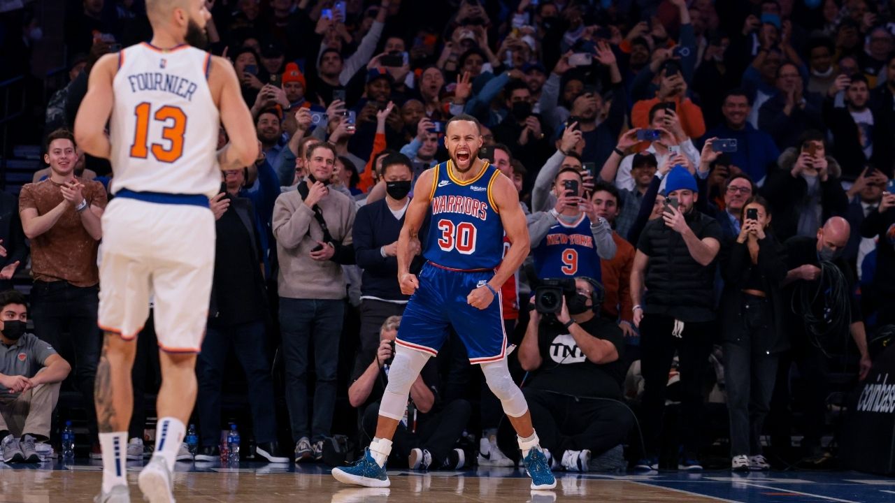 "Stephen Curry is a crazy man! A literal GAME CHANGER!!!": LeBron James, Trae Young and more NBA stars react to the Warriors' superstar breaking Ray Allen's record