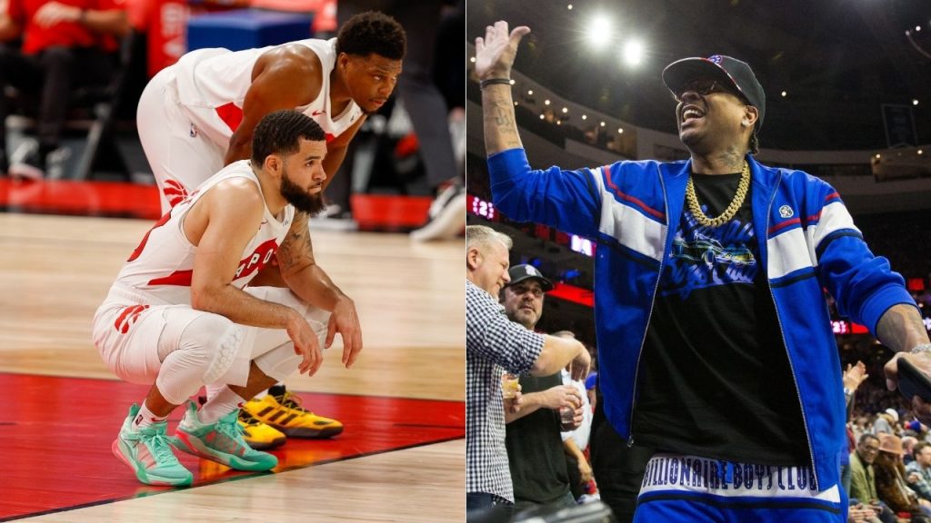 "Allen Iverson is one of the hardest motherf***ers to referee": Kyle Lowry hilariously narrates how referees didn't bail him out with AI busting his as* on the Knuckleheads Podcast