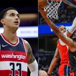“Of course, I’m gonna dap Evan Mobley up, I just saw the closest thing to George Gervin in the flesh!”: Kyle Kuzma praises the Cavs rookie for his jaw-dropping up-and-under finish vs the Wizards
