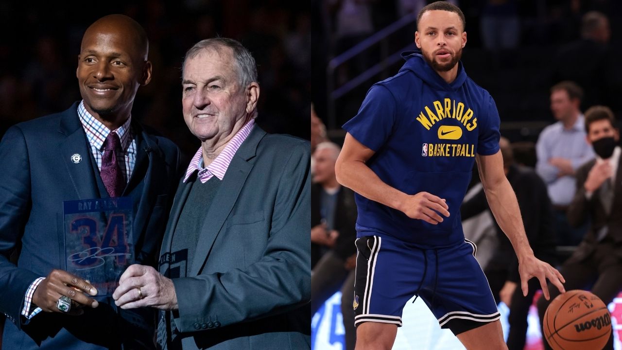 "Can y'all save me a seat, Spike Lee didn't return my calls": Ray Allen on being present for Stephen Curry's monumental game at Madison Square Garden