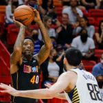 "The 41-year old Udonis Haslem can make a 3-pointer, but Ben Simmons can't make one to save his life": NBA Twitter had some hilarious reactions on the Heat OG's dagger against the Pacers