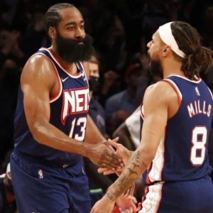 “James Harden and Patty Mills channeled their inner Jordan and Pippen!”: NBA Twitter lauds the Nets duo as they become the 1st pair to score 30 points each on Christmas Day since 1993