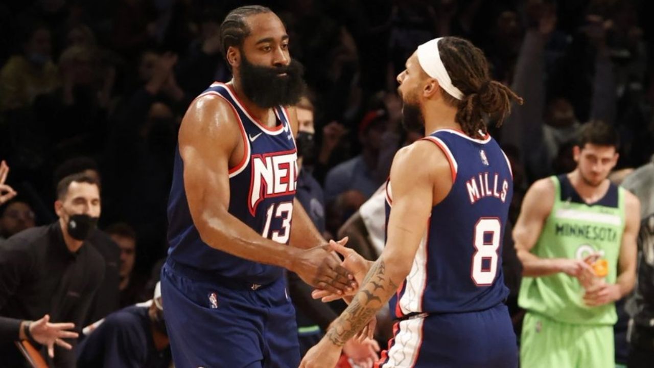 “James Harden and Patty Mills channeled their inner Jordan and Pippen!”: NBA Twitter lauds the Nets duo as they become the 1st pair to score 30 points each on Christmas Day since 1993