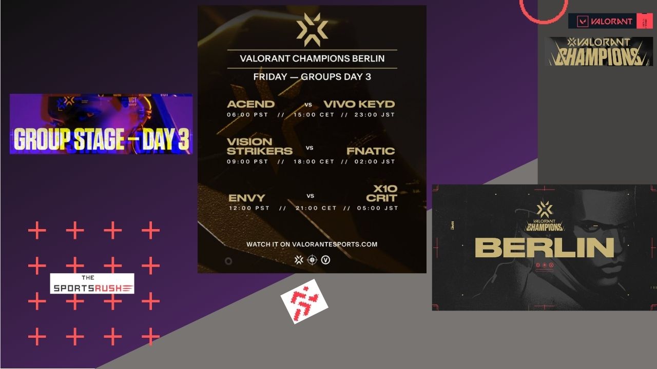 valorant chamions day 3 schedule