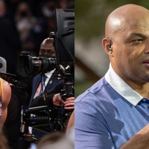 "I was about to hit you with the Kevin Durant 'yeah'": Stephen Curry pokes fun at Charles Barkley during the post-game interview with the cast of Inside the NBA