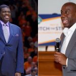 "We knew he was getting to that spot, the 18,000 fans knew he was getting to that spot, but there was nothing we could do about it!" Magic Johnson is in awe of Bernard King's unstoppable turnaround jumper