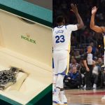 "Santa Curry gifts Draymond Green and Andre Iguodala Rolex watches": The Warriors MVP gifts his veteran teammates a luxury watch after breaking Ray Allen's All-time record