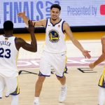 "Klay Thompson and I would celebrate this win, and then his return soon as well!": Warriors' Stephen Curry and Draymond Green talk about their missing Splash Brother
