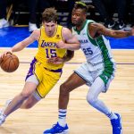 "You deserve it, Austin Reaves!": LeBron James, Anthony Davis, and the Lakers hilariously give rookie a cold shower after his incredible game winner vs Mavericks
