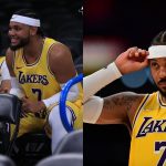 "Aye aye, the players are not allowed to sit with the fans": NBA Twitter can't keep calm after spotting a Carmelo Anthony look-alike at the Thunder Arena