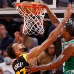 “Marcus Smart just posterized Rudy Gobert out of the DPOY race!": NBA Twitter reacts as the Celtics' guard puts the 3x DPOY on a huge poster
