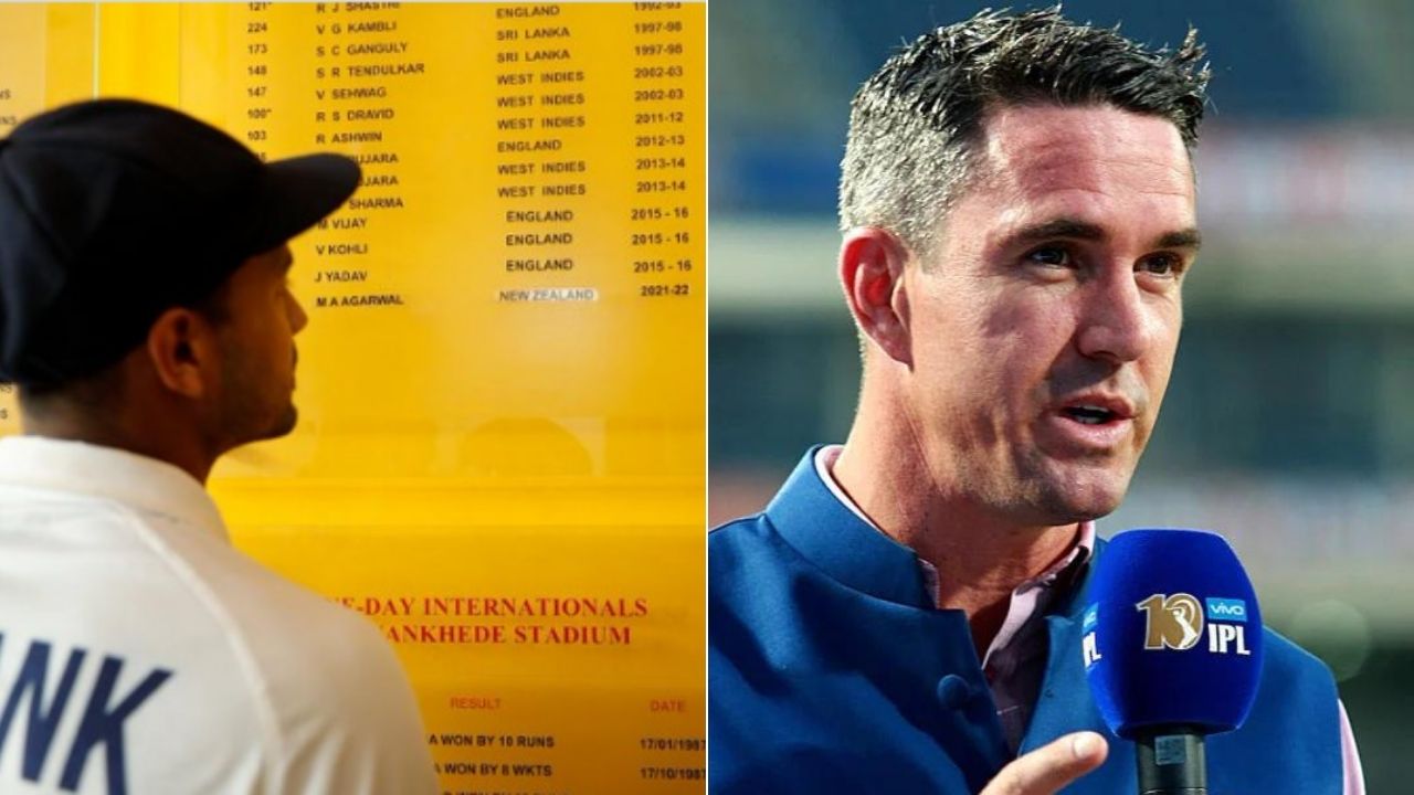 "Ask them to spell my name correctly brother": Kevin Pietersen replies hilariously to Mayank Agarwal as he shares his name at Wankhede stadium honour's board