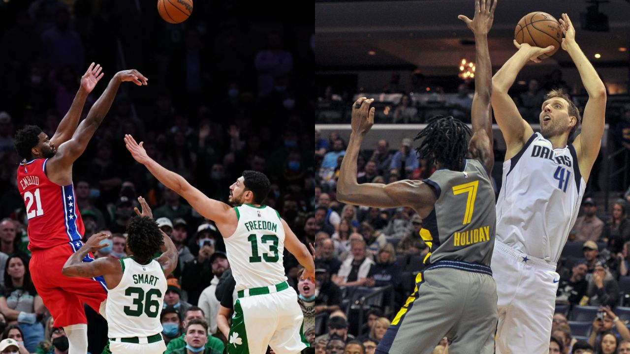 “It’s an honour that Joel Embiid uses my move!”: Dirk Nowitzki is ecstatic that the Philly superstar studies and uses his signature one-legged fadeaway