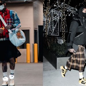 "Jordan Clarkson forgot his bagpipes": NBA Twitter roasts the Jazz guard for arriving in a skirt at the Wells Fargo Center