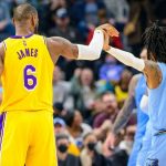 "Take your yellow jerseys back to Los Angeles": Ja Morant instructs fans of LeBron James and co to turn around and hold the L after the Grizzlies' 5-point win yesterday