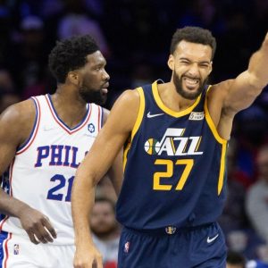 "Rudy Gobert is our defensive anchor... He's won the award thrice for a reason!": Donovan Mitchell backs his star center amidst criticism as the Jazz record a 118-96 win over Joel Embiid and the Sixers
