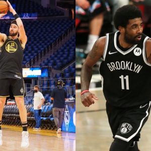 "I trust Klay Thompson to come in and not disappear for two weeks": Kendrick Perkins takes a dig at Kyrie Irving ahead of the two All-Stars' highly anticipated return to the hardwood