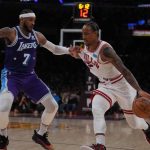 "DeMar DeRozan has mastered the mid-range game": Carmelo Anthony applauds the Bulls forward for his sensational performance in the fourth quarter against the Lakers