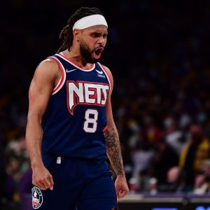 "I'll carry their advice with me": Patty Mills hopes to join his Nets teammates Joe Harris and Kyrie Irving as a 3-point contest champion