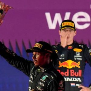 "There was no champagne, wouldn‘t have been fun"– Max Verstappen on leaving the podium too quickly and not celebrating at Jeddah circuit