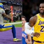 "My goodness Odell Beckham Jr!": LeBron James congratulates his NFL friend and Rams wide receiver for an incredible touchdown reception