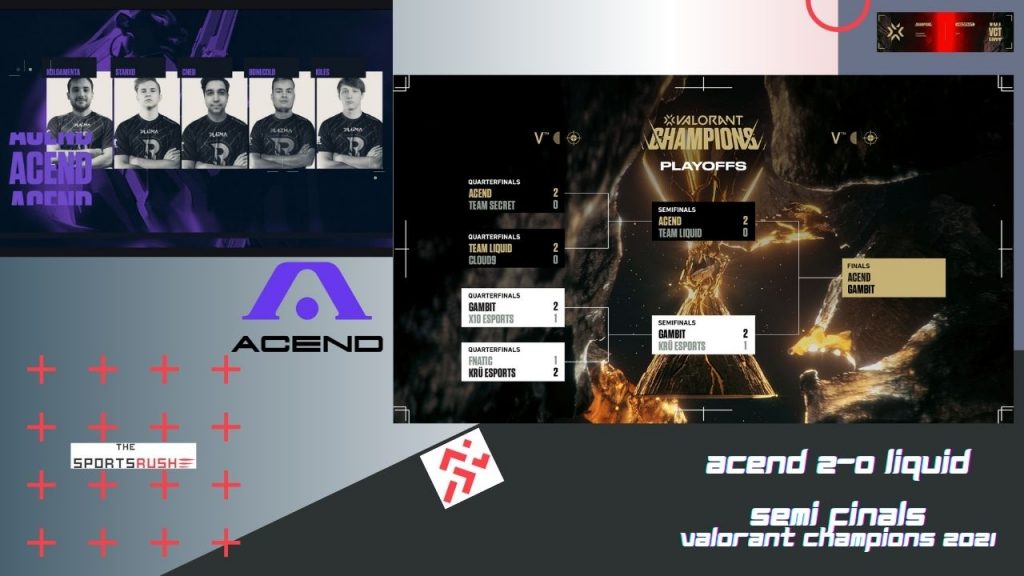 acend 2-0 team liquid valorant champions 2021 semi finals