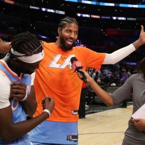 “I’m Paul George, when the team needed me, I came to do what I do”: Reggie Jackson hilariously crashes the Clippers star’s interview and lauds the latter pretending to be him