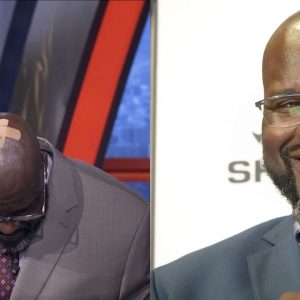 "Shaquille O'Neal hit his head at an exit sign": The Lakers legend fails to trick the cast of Inside the NBA into believing he was attacked by a Hawk