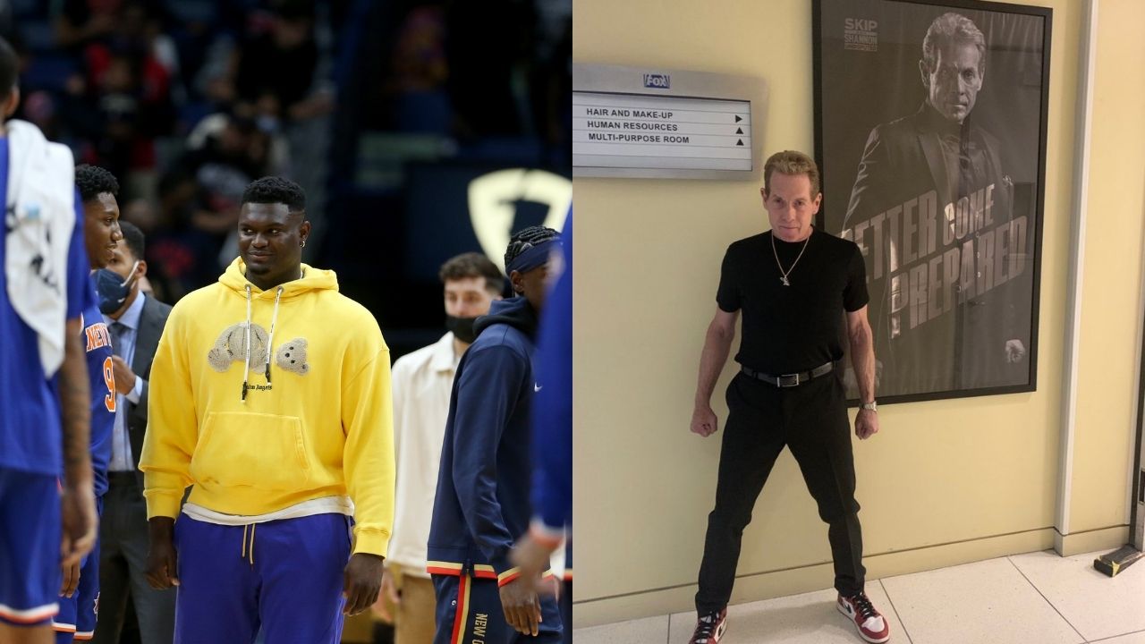 "I'm told he still likes to eat whole pizzas washed down with high-sugar soft drinks": Skip Bayless reveals the shocking diet of Zion Williamson