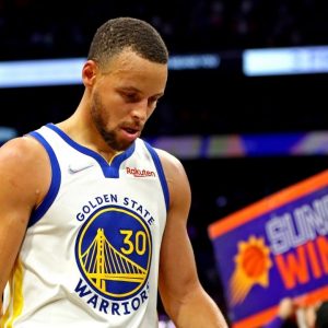 "Stephen Curry got put in Mikal Bridges jail!": Warriors star puts in worst shooting performance ever in 104-96 loss to 17-win streak Phoenix Suns