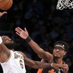 "LeBron James sent that ball back to Orlando!": NBA Twitter erupts after The King turns back time to recreate his famous block in the 2016 NBA finals